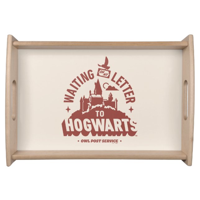 Waiting for my Letter to HOGWARTS™ Serving Tray (Front)