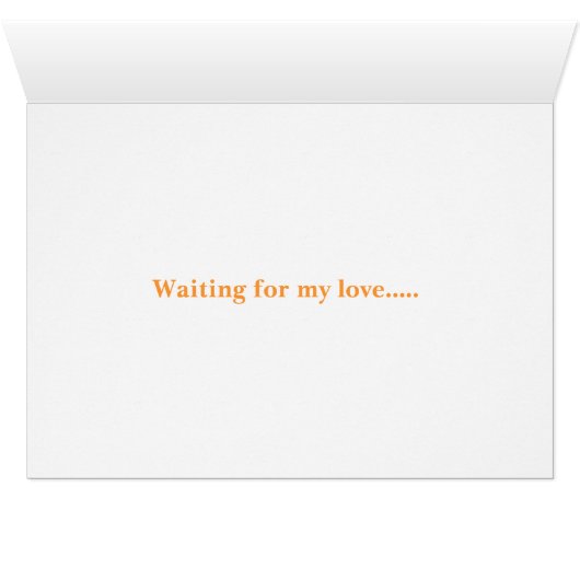 Waiting for my Love (Inside Horizontal (Bottom))