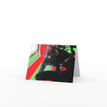 Waiting For Santa Christmas Card