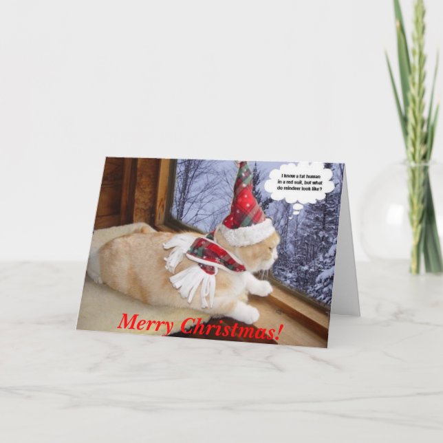 Waiting for Santa Holiday Card (Front)