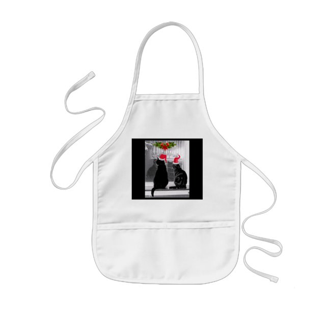 Waiting For Santa Kids' Apron (Front)