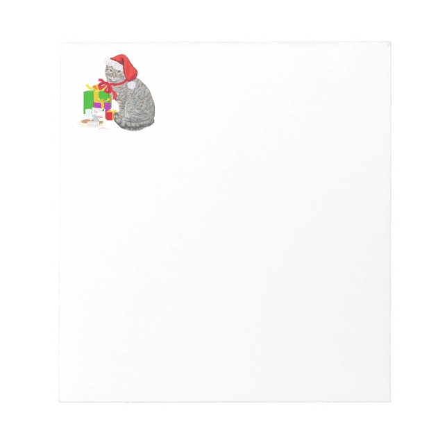 Waiting for Santa Notepad (Front)