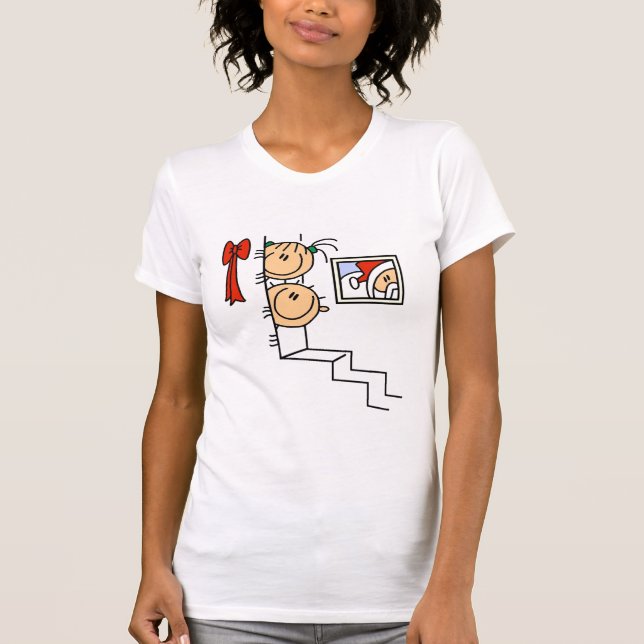 Waiting for Santa T-shirts and Gifts (Front)