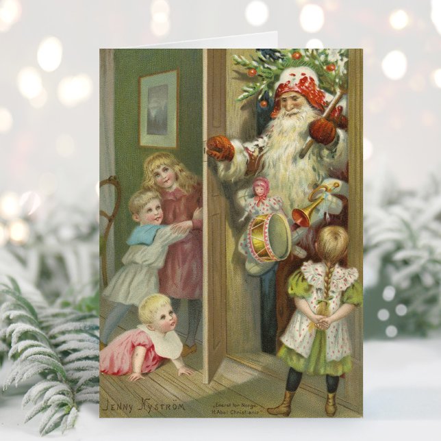 Waiting for Santa | Vintage Christmas Card (Creator Uploaded)