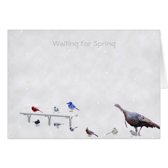 Waiting for spring cards (Front Horizontal)