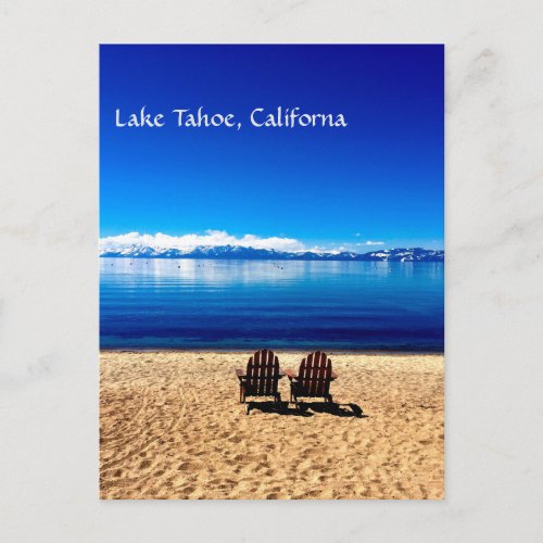 Waiting for Summer on Lake Tahoe Postcard