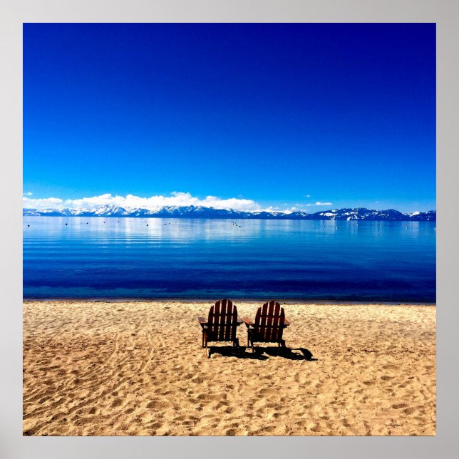Waiting for Summer on Lake Tahoe Poster (Front)