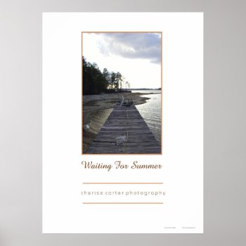 Waiting For Summer Poster by AeonMX at Zazzle