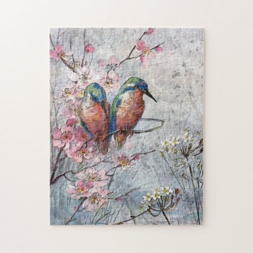 Waiting For Supper Kingfisher Bird   Jigsaw Puzzle