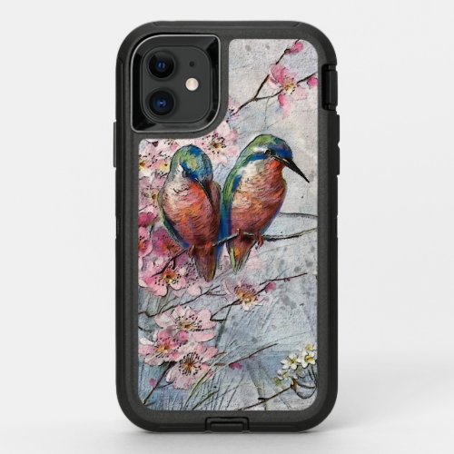 Waiting For Supper Kingfisher Bird    OtterBox Defender iPhone 11 Case