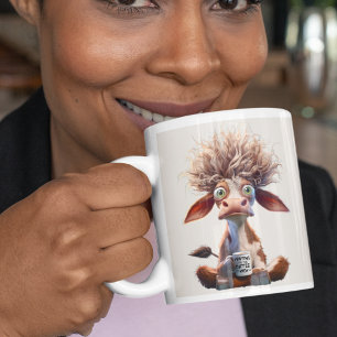 Waiting for the Coffee to Kick In Giant Coffee Mug