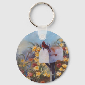 Waiting For the Mail Keychain