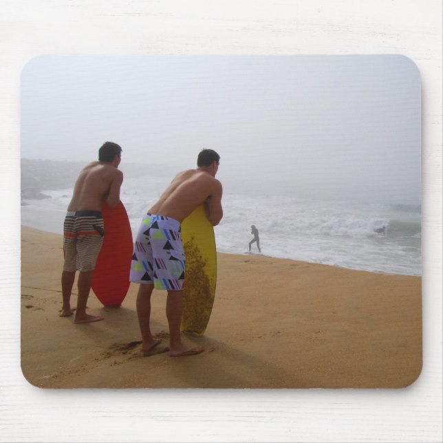 Waiting for the Perfect Wave Mousepad (Front)