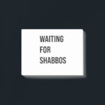 Waiting for the Shabbos Hanukkah Jewish Funny  Post-it Notes<br><div class="desc">Jewish humor,  Shabbat shirt,  waiting for Shabbos,  Jewish pride,  Hanukkah 2025,  Hebrew culture,  funny Jewish gift,  Jewish holiday 2025,  Sabbath celebration,  Shabbat love</div>