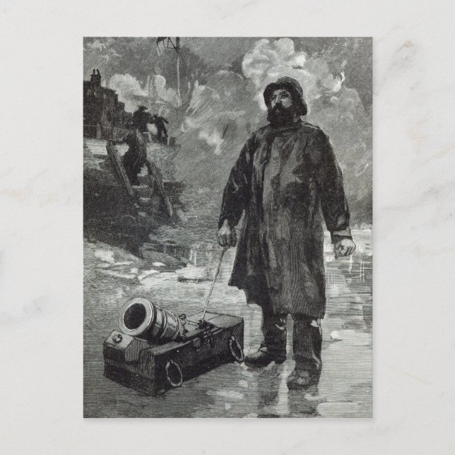 Waiting for the signal postcard (Front)