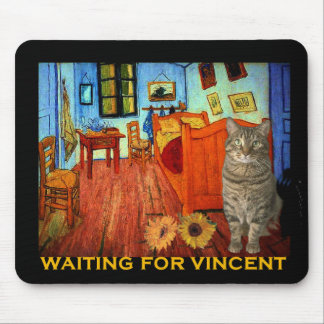 Waiting for Vincent Van Gogh Mouse Pad