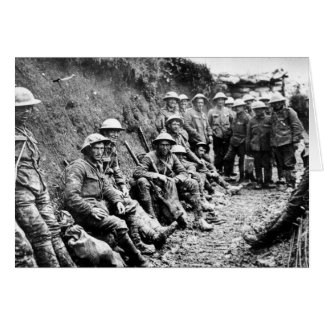 Waiting in the Trenches WWI Cards