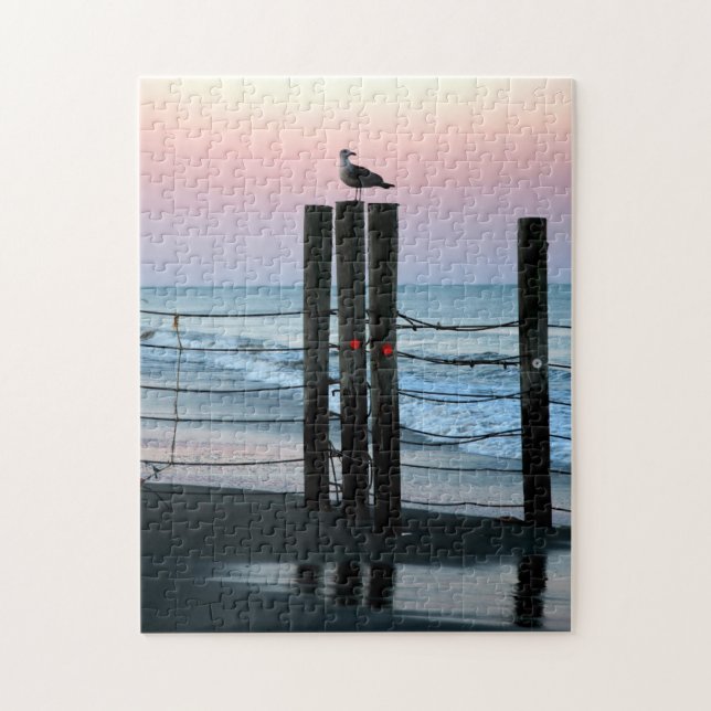 Waiting On Sunset Jigsaw Puzzle (Vertical)