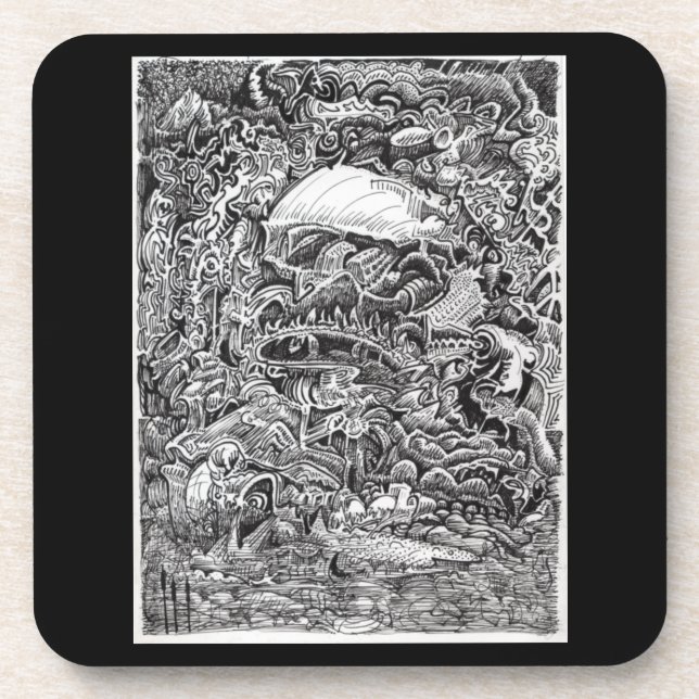 Waiting out the Maelstrom  Beverage Coaster (Front)