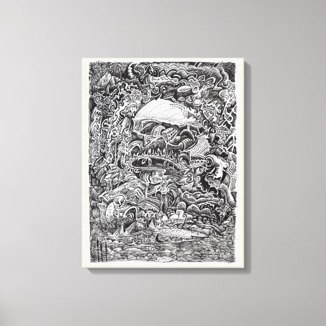 Waiting out the Maelstrom  Canvas Print (Front)