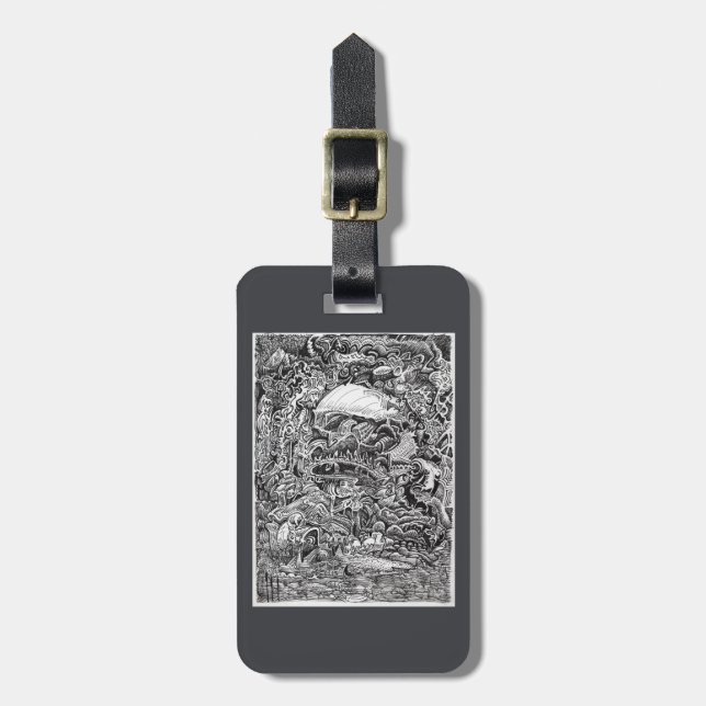 Waiting out the Maelstrom  Luggage Tag (Front Vertical)