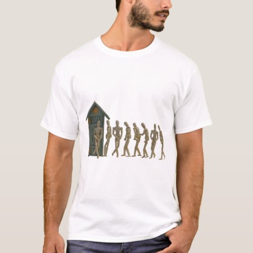 Waiting Outside The Outhouse T_Shirt
