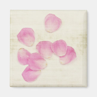 "Waiting" Pink Roses Magnet