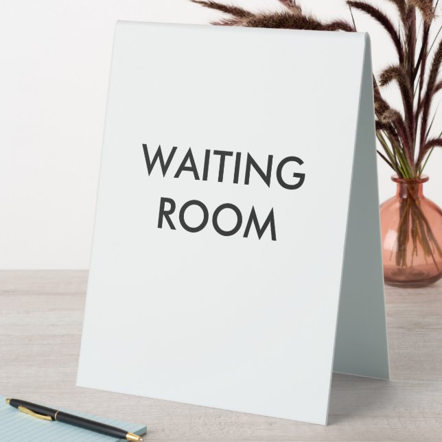 Waiting room table tent (In SItu (Table))