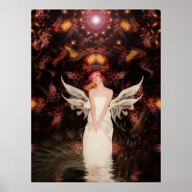 Waiting Wings Pixie Girl Print (Front)