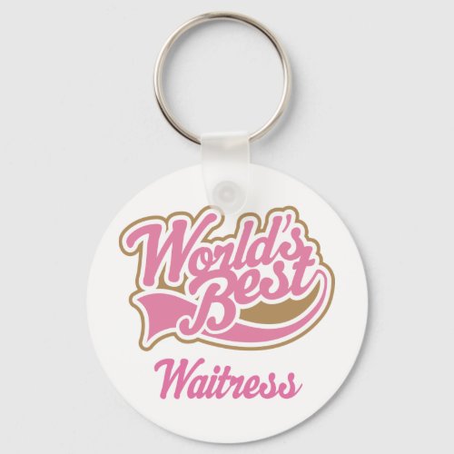 Waitress Gift Keychain
