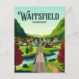 Waitsfield USA Postcard