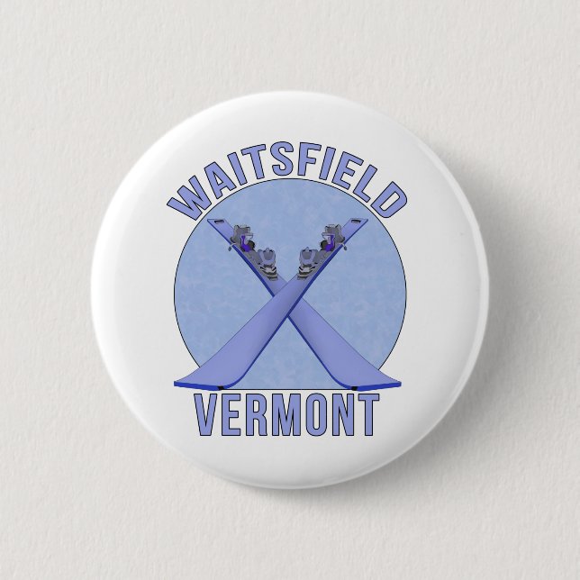 Waitsfield, Vermont Button (Front)