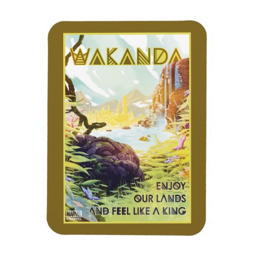 Wakanda Enjoy Our Lands And Feel Like A King Magnet