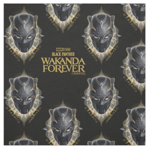 Wakanda Forever  Black Panther Head Fabric