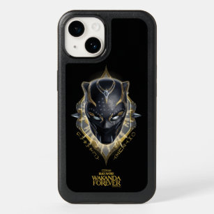 Wakanda Forever   Black Panther Head OtterBox iPhone 14 Case