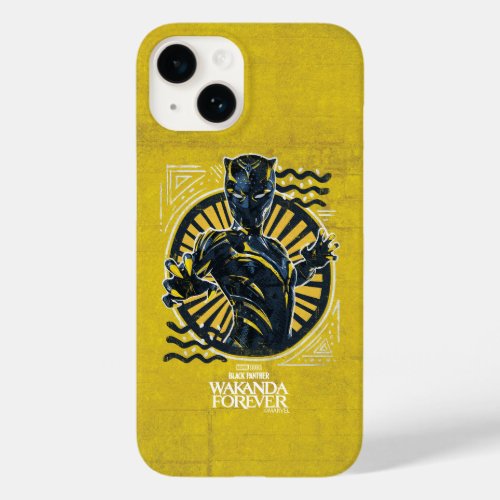 Wakanda Forever  Black Panther Painted Art Case_Mate iPhone 14 Case