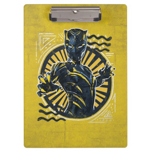 Wakanda Forever  Black Panther Painted Art Clipboard