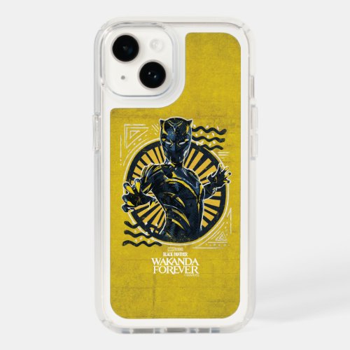 Wakanda Forever  Black Panther Painted Art Speck iPhone 14 Case