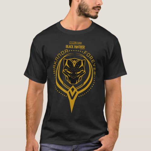 Wakanda Forever  Black Panther Sigil T_Shirt
