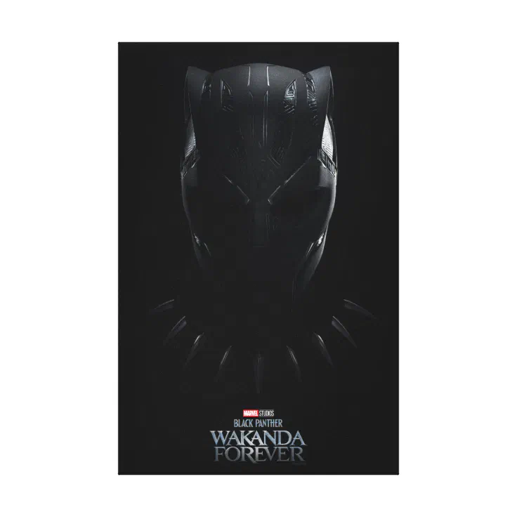 Wakanda Forever | Black Panther Theatrical Poster Canvas Print | Zazzle