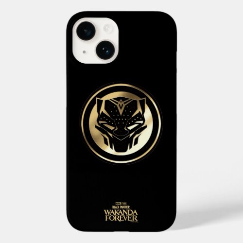 Wakanda Forever  Golden Black Panther Medallion Case_Mate iPhone 14 Case
