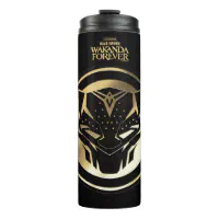 Marvel Black Panther World of Wakanda Forever Steel Water Bottle w/ Holder