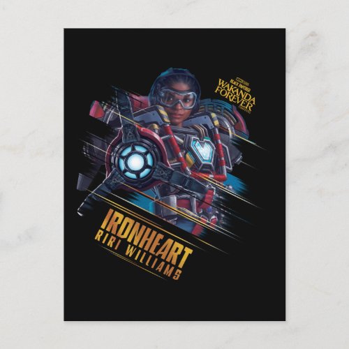 Wakanda Forever  Iron Heart Riri Williams Postcard