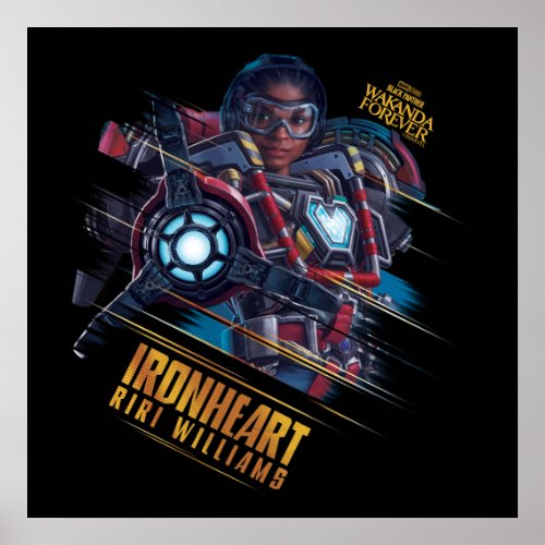Wakanda Forever  Iron Heart Riri Williams Poster