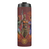 Black Panther Wakanda Forever Shuri Okoye & Nakia 24 Oz Plastic Water Bottle