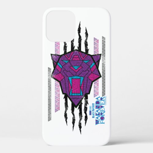 Wakanda Forever  Panther Head Claw Marks iPhone 12 Case