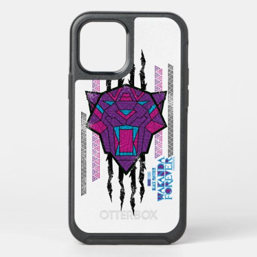 Wakanda Forever  Panther Head Claw Marks OtterBox Symmetry iPhone 12 Case