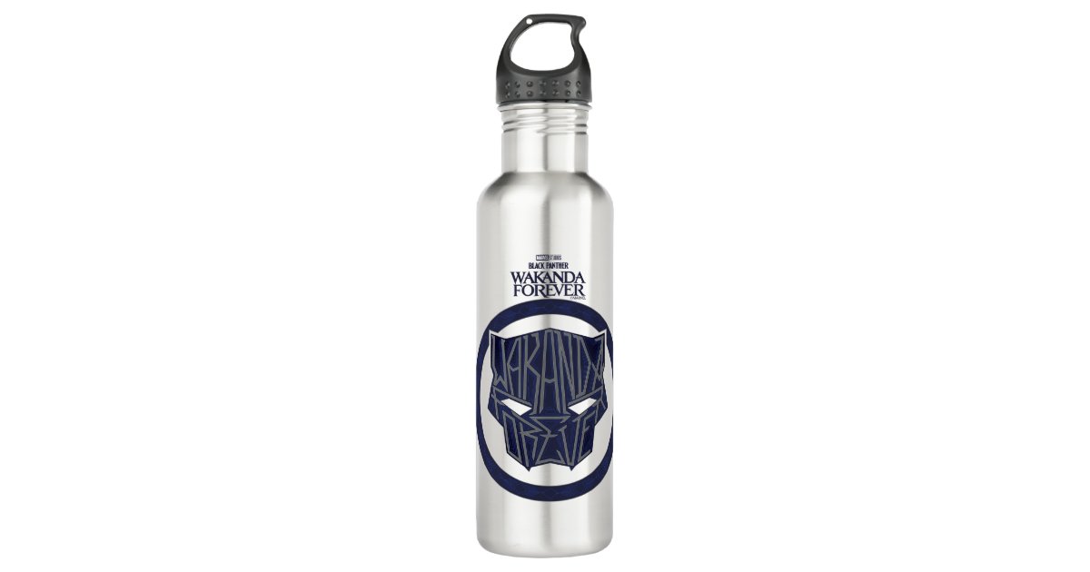 Avengers Classics, Black Panther Warrior King Stainless Steel Water Bottle