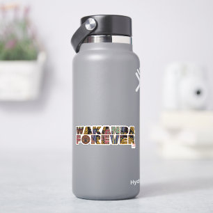 Wakanda Forever Patterned Letters Sticker