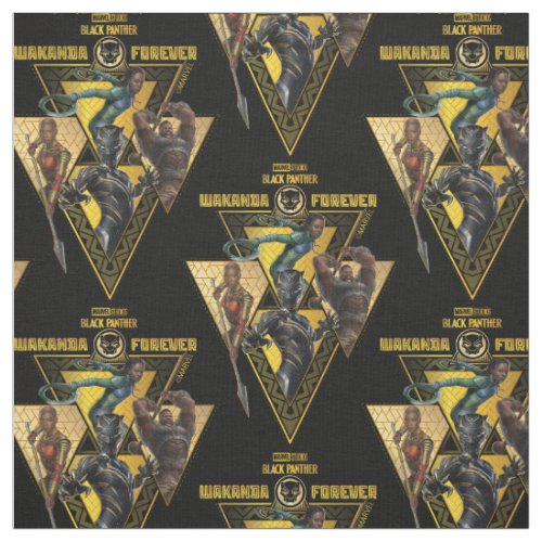 Wakanda Forever  Triangular Group Badge Fabric